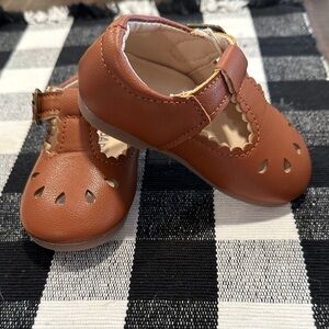 Charming Brown Kids Dress Shoes